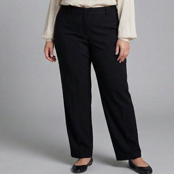 Talbots Women’s Plus 24W Black Dress Pants - Picture 1 of 5